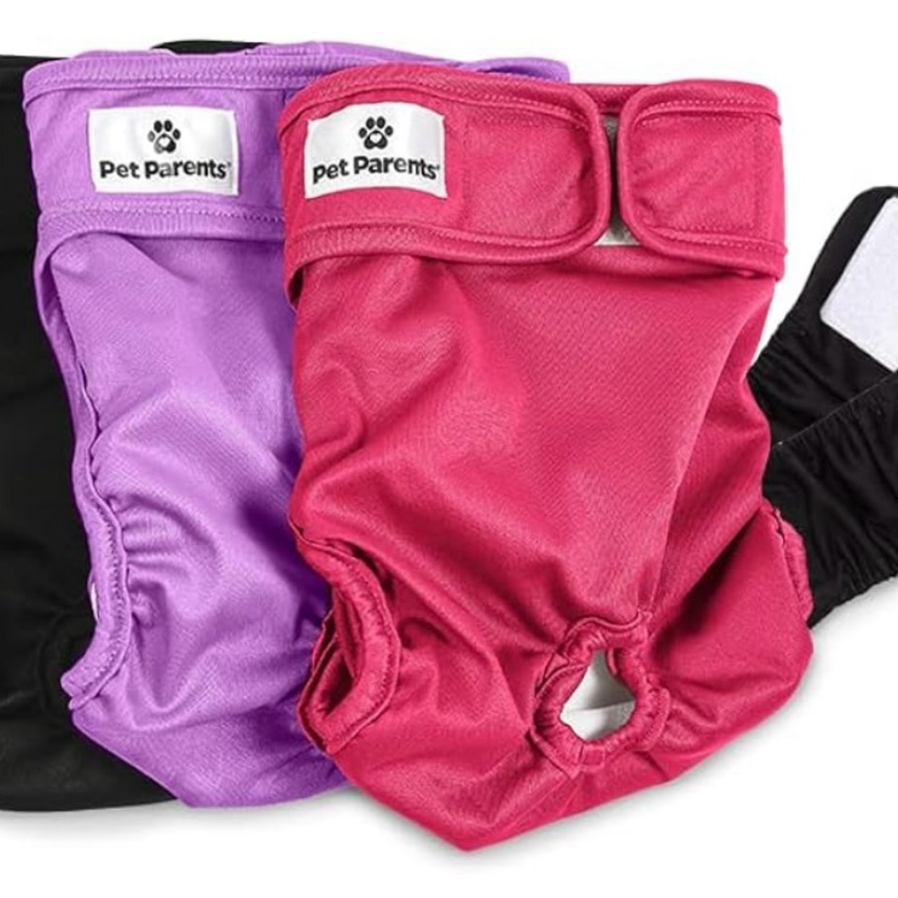Pet Parents Dog Diapers-Three in Box-Size Large 19-27”NWT-Princess Colors - Picture 5 of 10